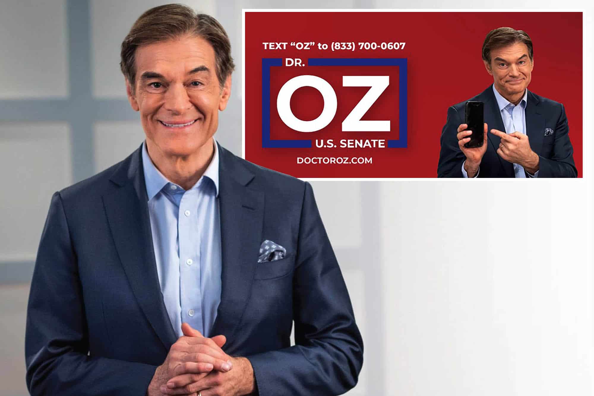 DrOz Announces Run as Republican for Open U.SSenate Seat in  Pennsylvania – NBC10 Philadelphia
