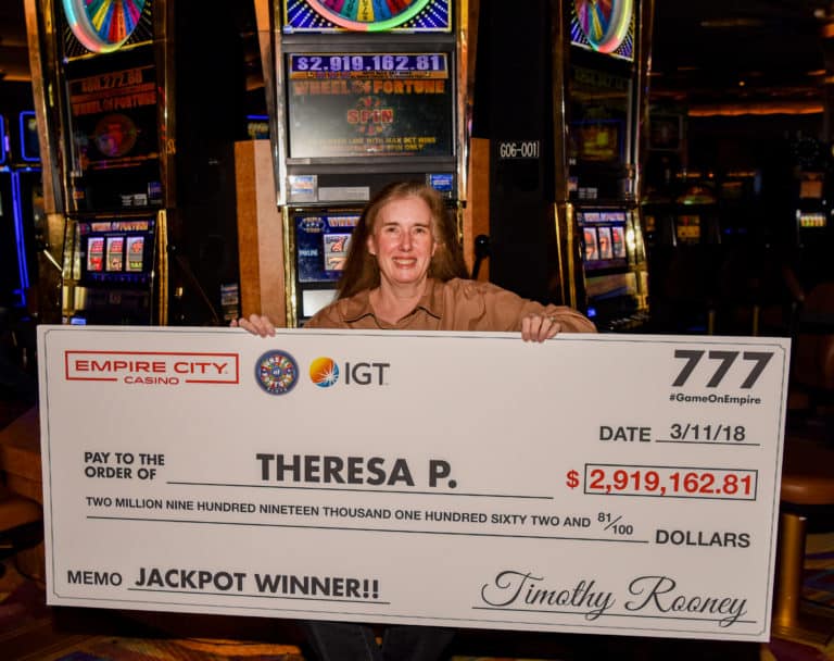 Ossining Woman Wins  $2.9M at Empire Casino