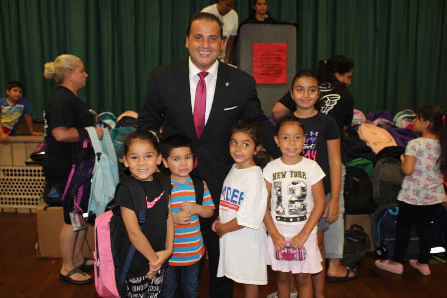 Khader Holds Successful Backpack to School Drive Khader Holds Successful Backpack to School Drive