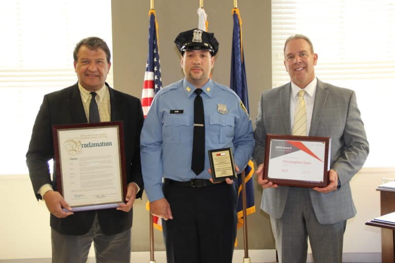 Hero Correction’s Cop Honored for Saving a Life
