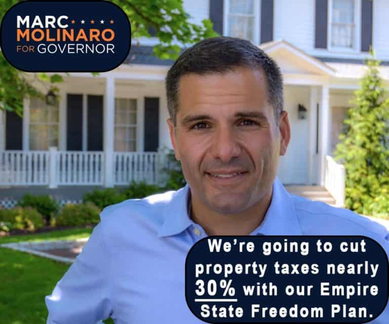 Molinaro Wants to Cut  Your Property Taxes 30%