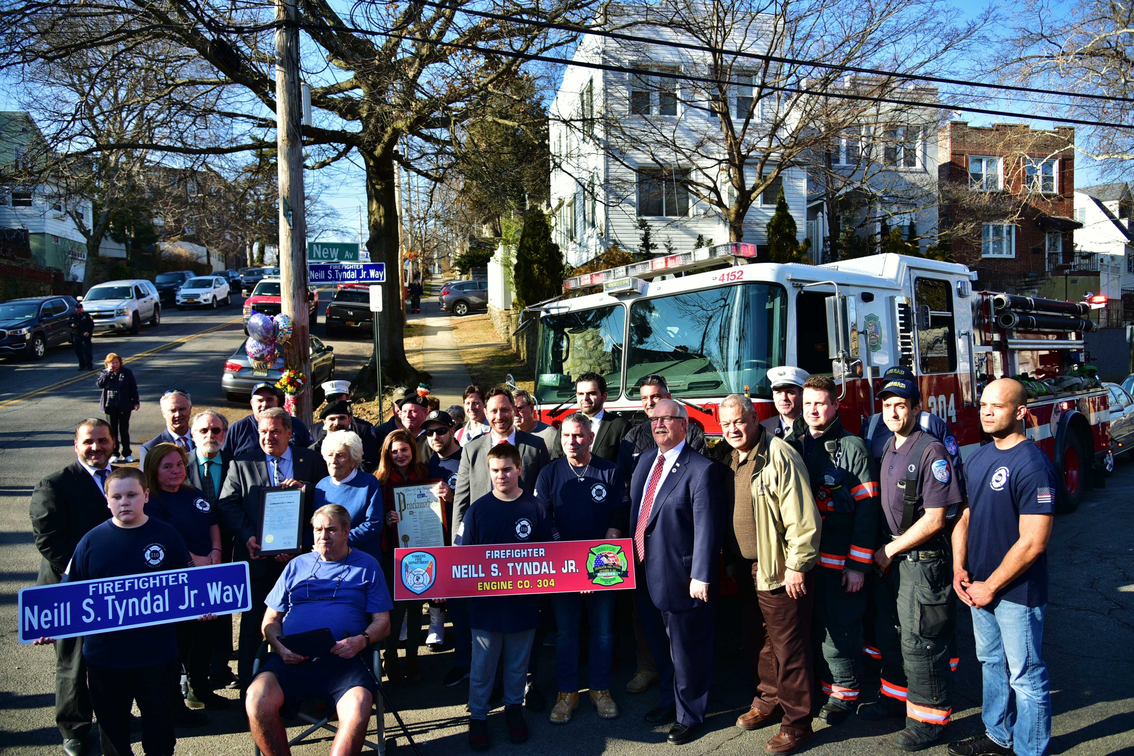 Street Renamed for 9/11 Hero Neill Tyndal Street Renamed for 9/11 Hero Neill Tyndal