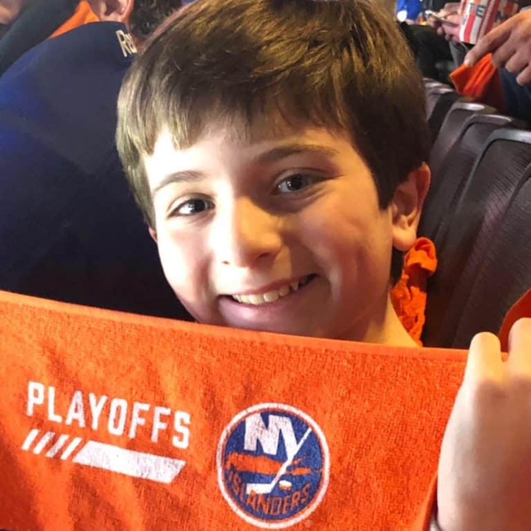 Giving Back to Westchester:   Hockey Stick-Cancer Project