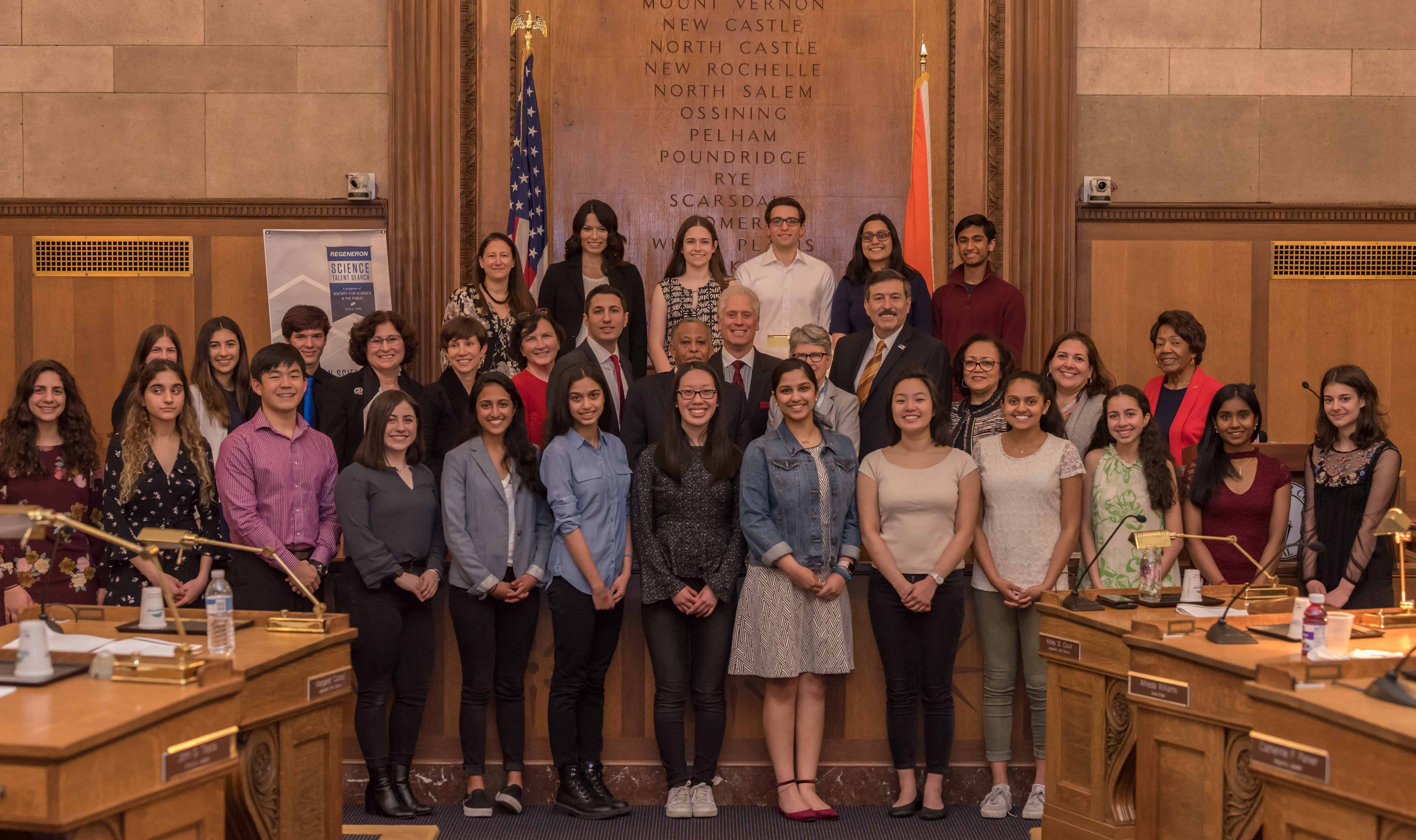 County Board Honors Regeneron Science Scholars County Board Honors Regeneron Science Scholars