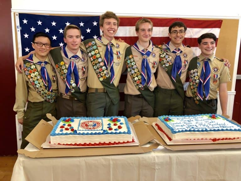 Troop 2 Mamaroneck   Celebrates 6 Eagle Scouts