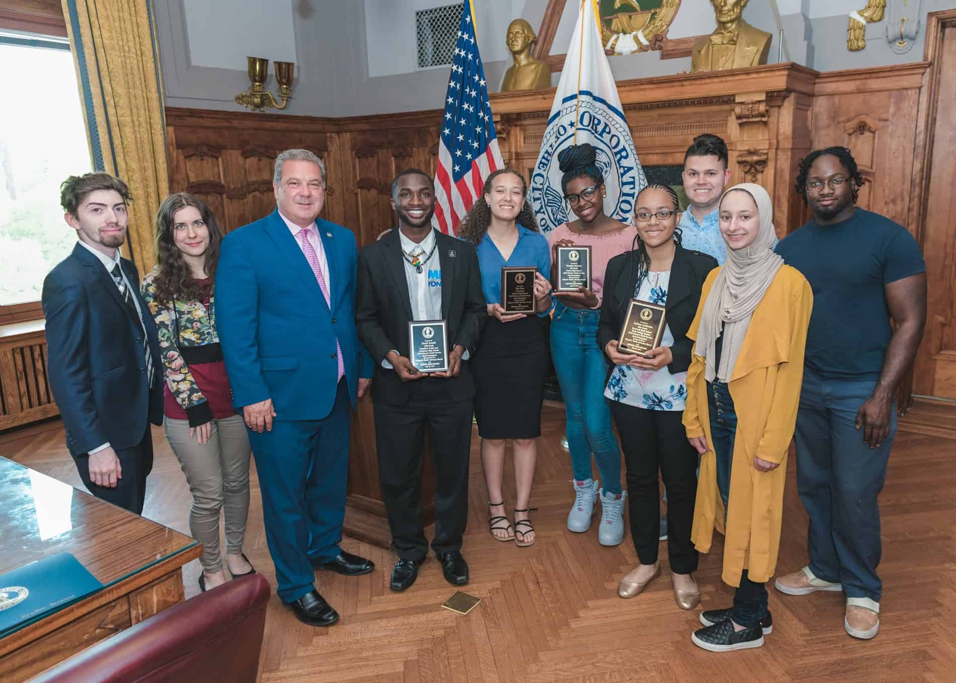 Mayor Spano Honors Yonkers Young Volunteers Mayor Spano Honors Yonkers Young Volunteers