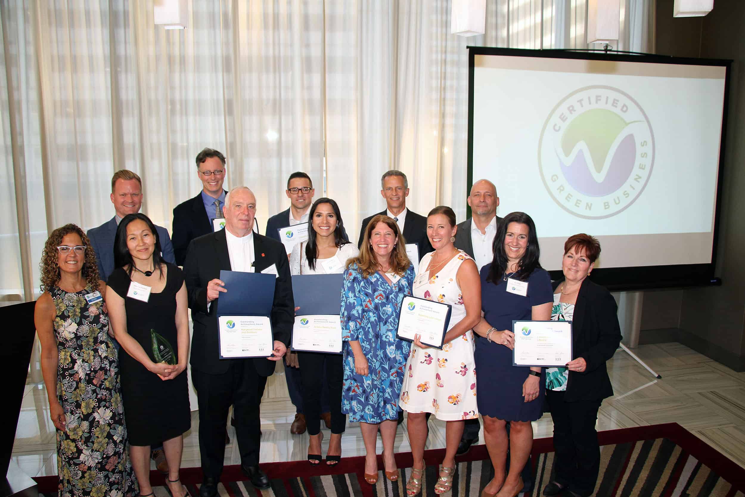 Green Business Partnership Honors 8 local Organizations Green Business Partnership Honors 8 local Organizations
