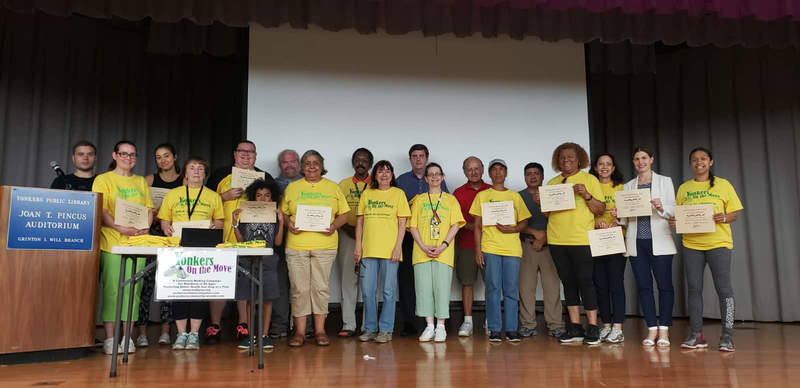 Yonkers On the Move Walks Toward 30,000 Miles Yonkers On the Move Walks Toward 30,000 Miles