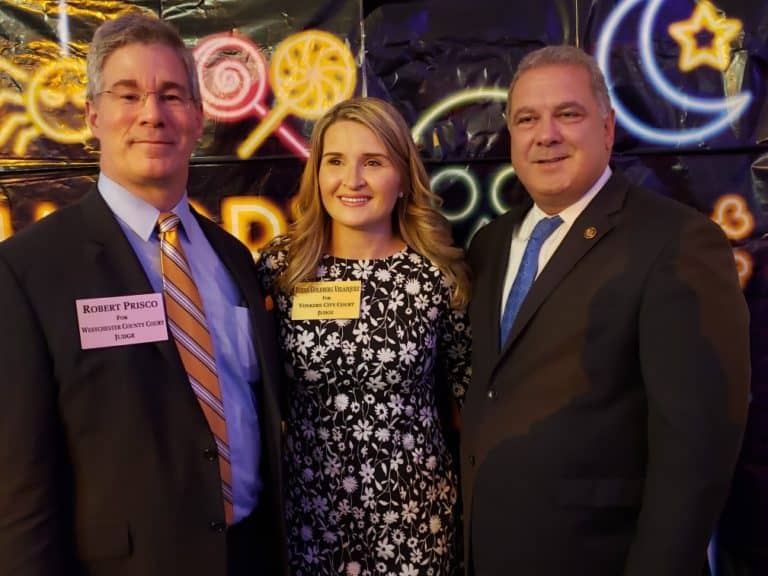 Judicial Endorsements:   Robert Prisco for County Court-Elena Goldberg-Velazquez for Yonkers City Court