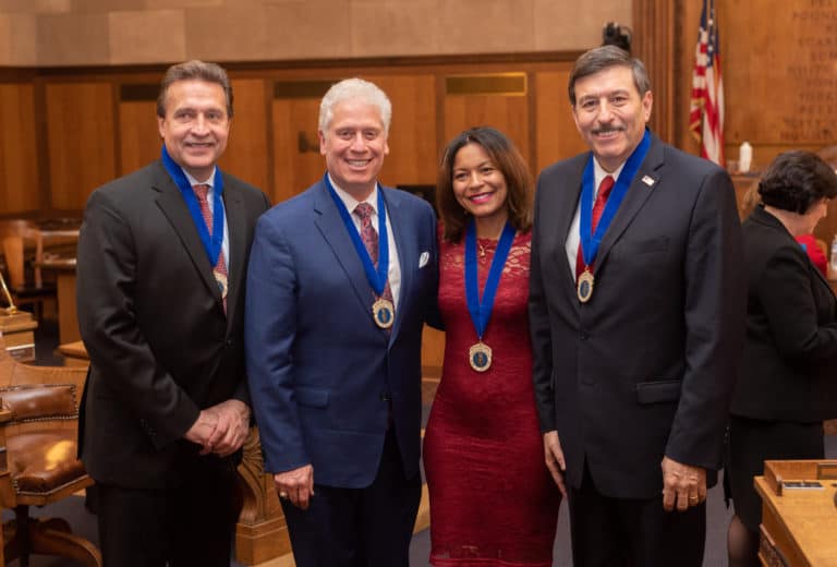 Departing County  Legislators Recognized