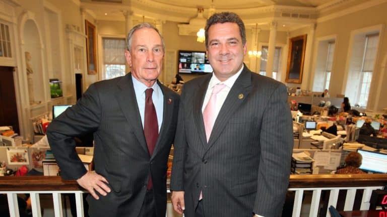 Mayor Spano Endorses   Bloomberg for President
