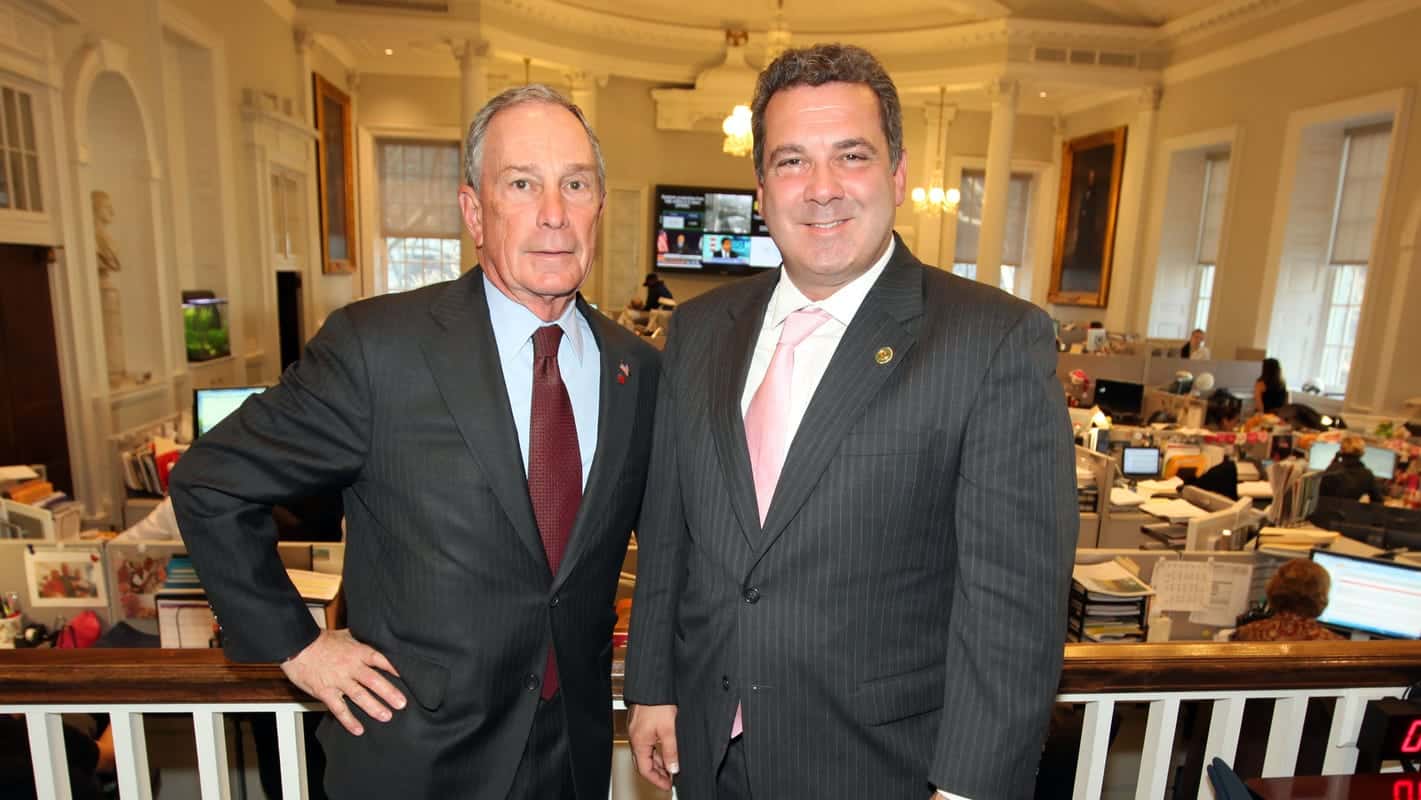 Mayor Spano Endorses Bloomberg for President Mayor Spano Endorses Bloomberg for President