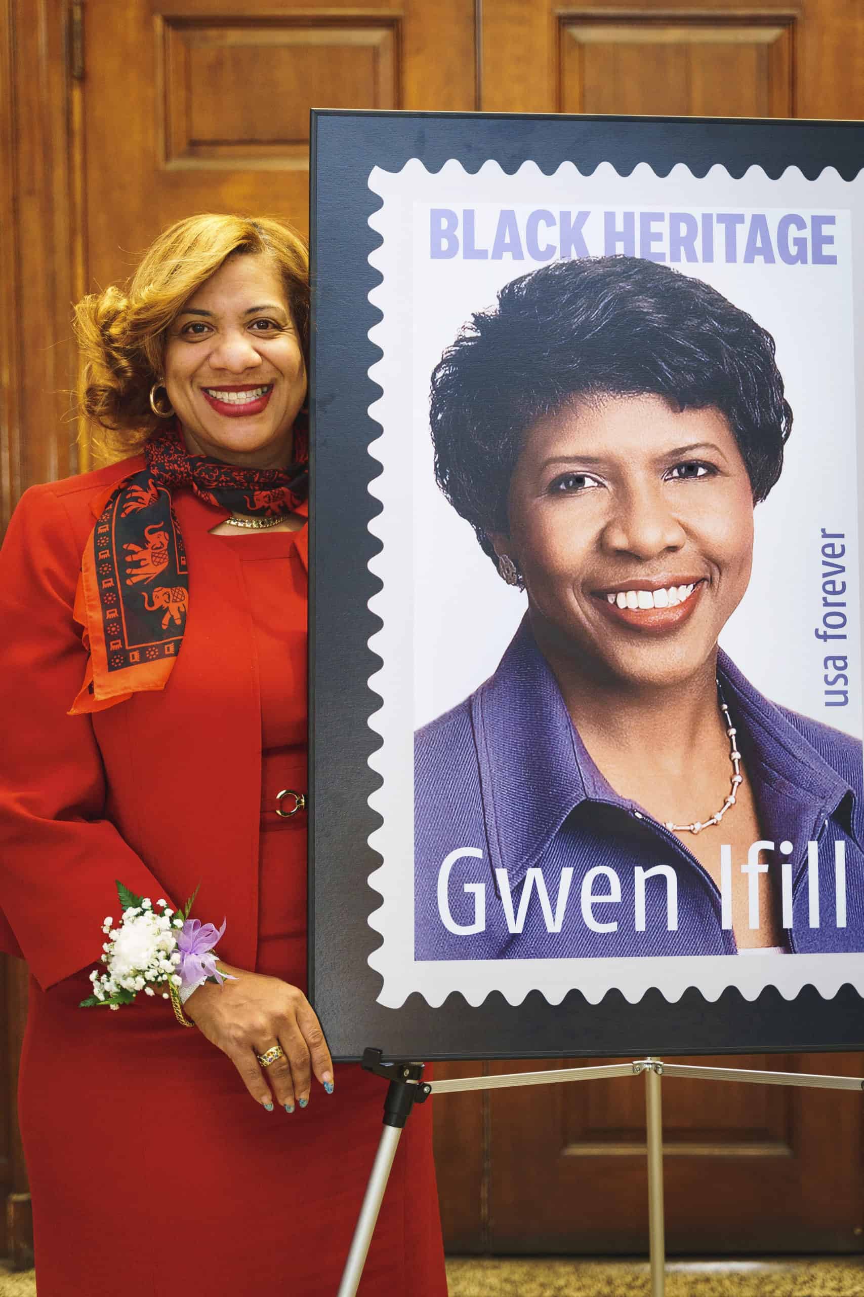 Mayor Patterson-Howard Celebrates Gwen Ifill Stamp Mayor Patterson-Howard Celebrates Gwen Ifill Stamp