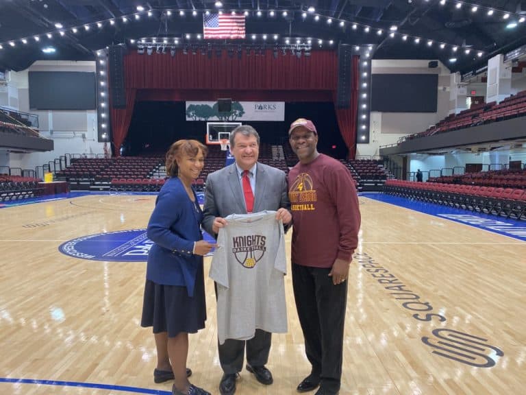 County Center Welcomes High School Hoops Playoffs Back