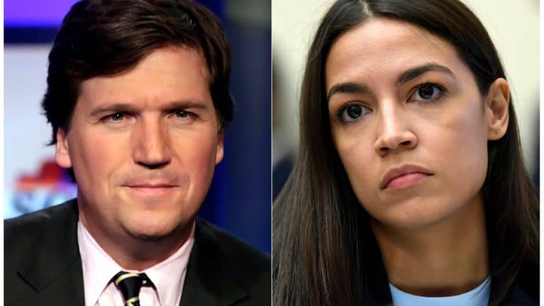 AOC & Tucker Carlson Squabble Over Her Yorktown Education
