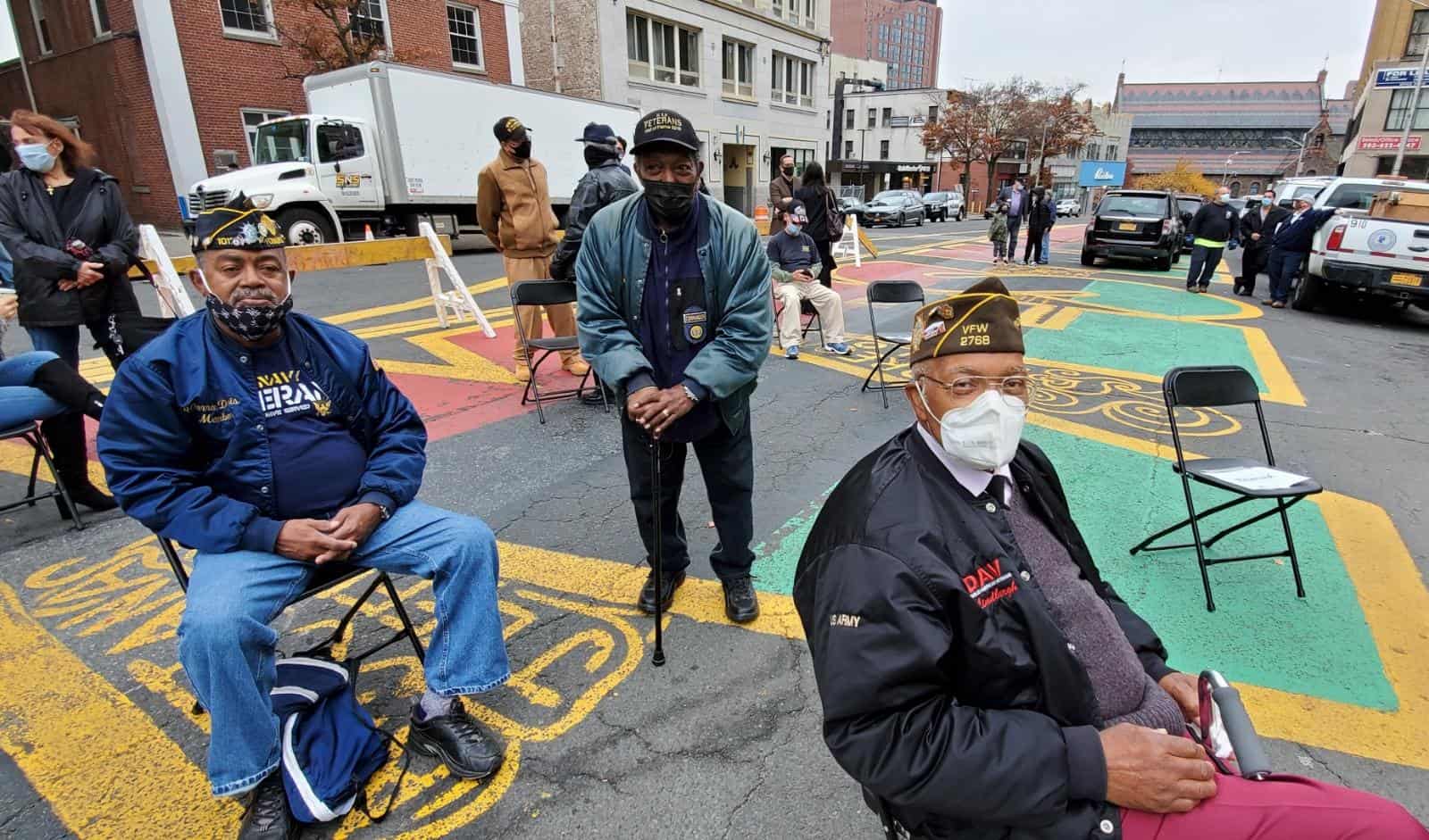 Some Veterans Boycott Ceremony Next to BLM Mural Some Veterans Boycott Ceremony Next to BLM Mural