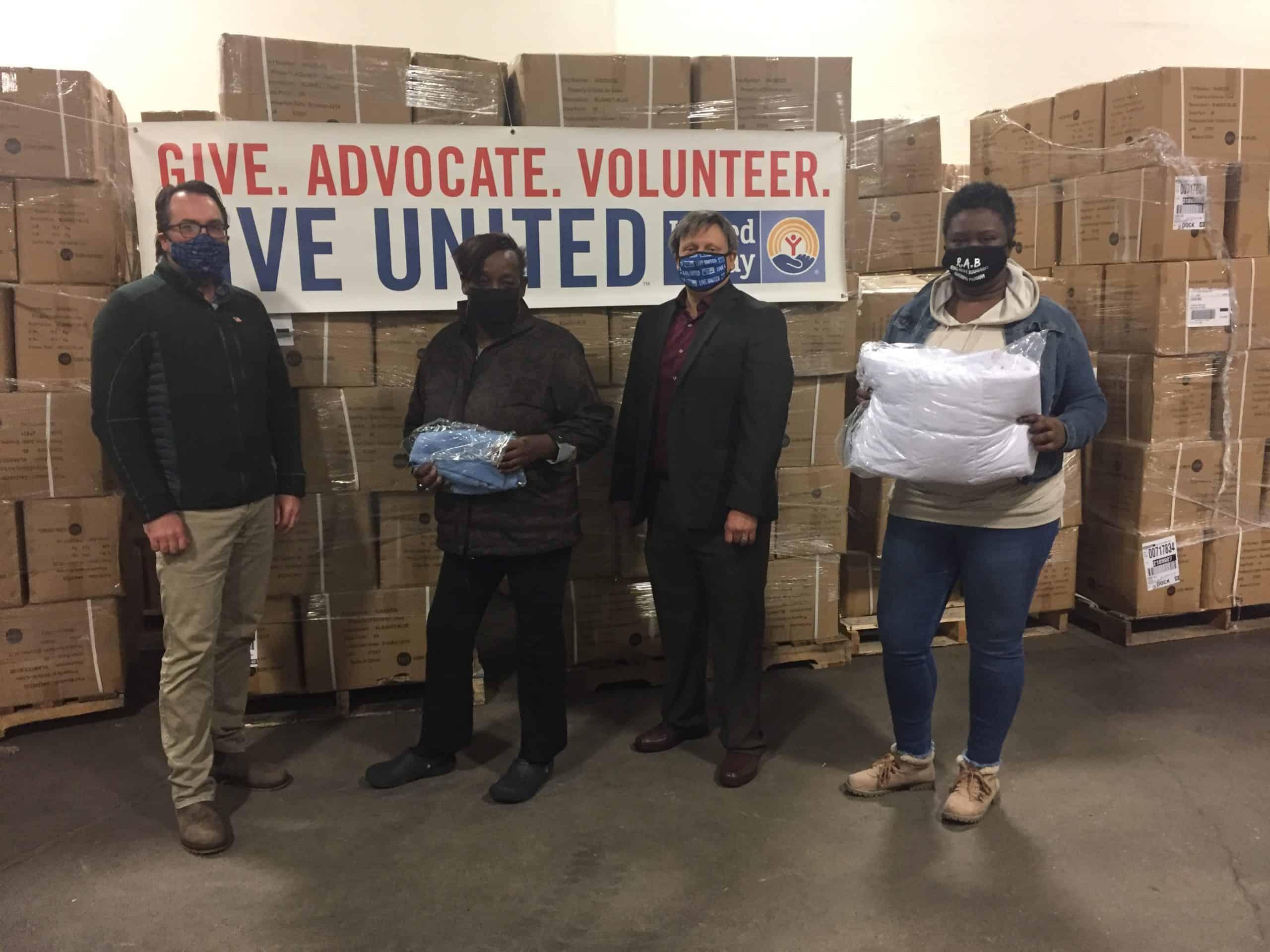 United Way to Distribute 70,000 Blankets United Way to Distribute 70,000 Blankets