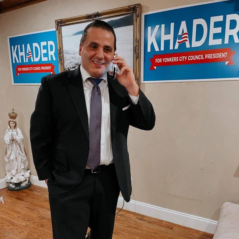 Khader Tops Yonkers Democratic Convention with 86% of the Vote