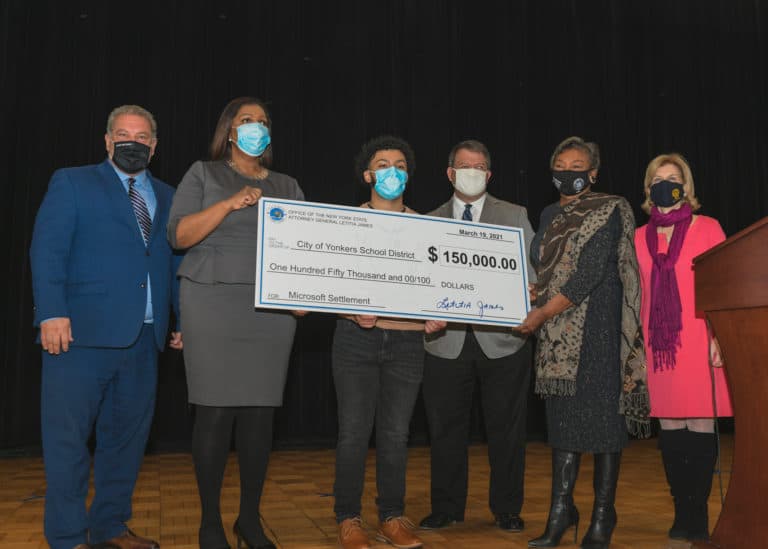 NY Attorney General James Delivers $150k to Yonkers Public Schools for Homeless Students