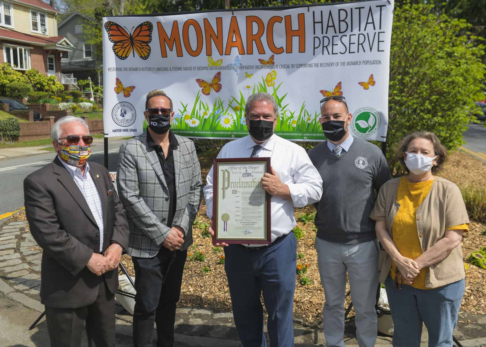 Earth Day Celebrated in Yonkers With Butterfly Project- NWF.org/MayorsMonarchPledge. Earth Day Celebrated in Yonkers With Butterfly Project- NWF.org/MayorsMonarchPledge.