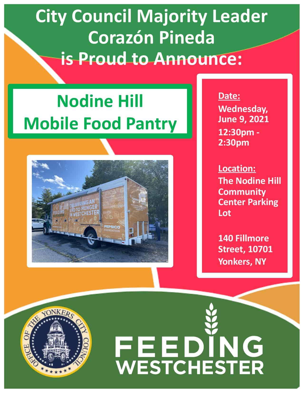 Mobile Food Pantry Coming to Nodine Hill June 9 Mobile Food Pantry Coming to Nodine Hill June 9