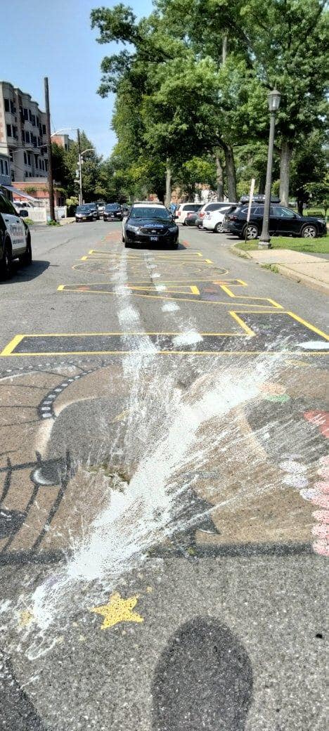 BLM Street Mural Vandalized in Mamaroneck BLM Street Mural Vandalized in Mamaroneck