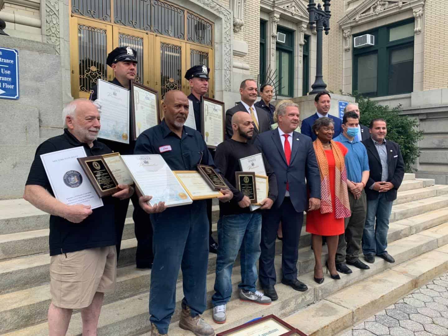 Yonkers Heroes Honored for Saving MotherDaughter Trapped Under Car