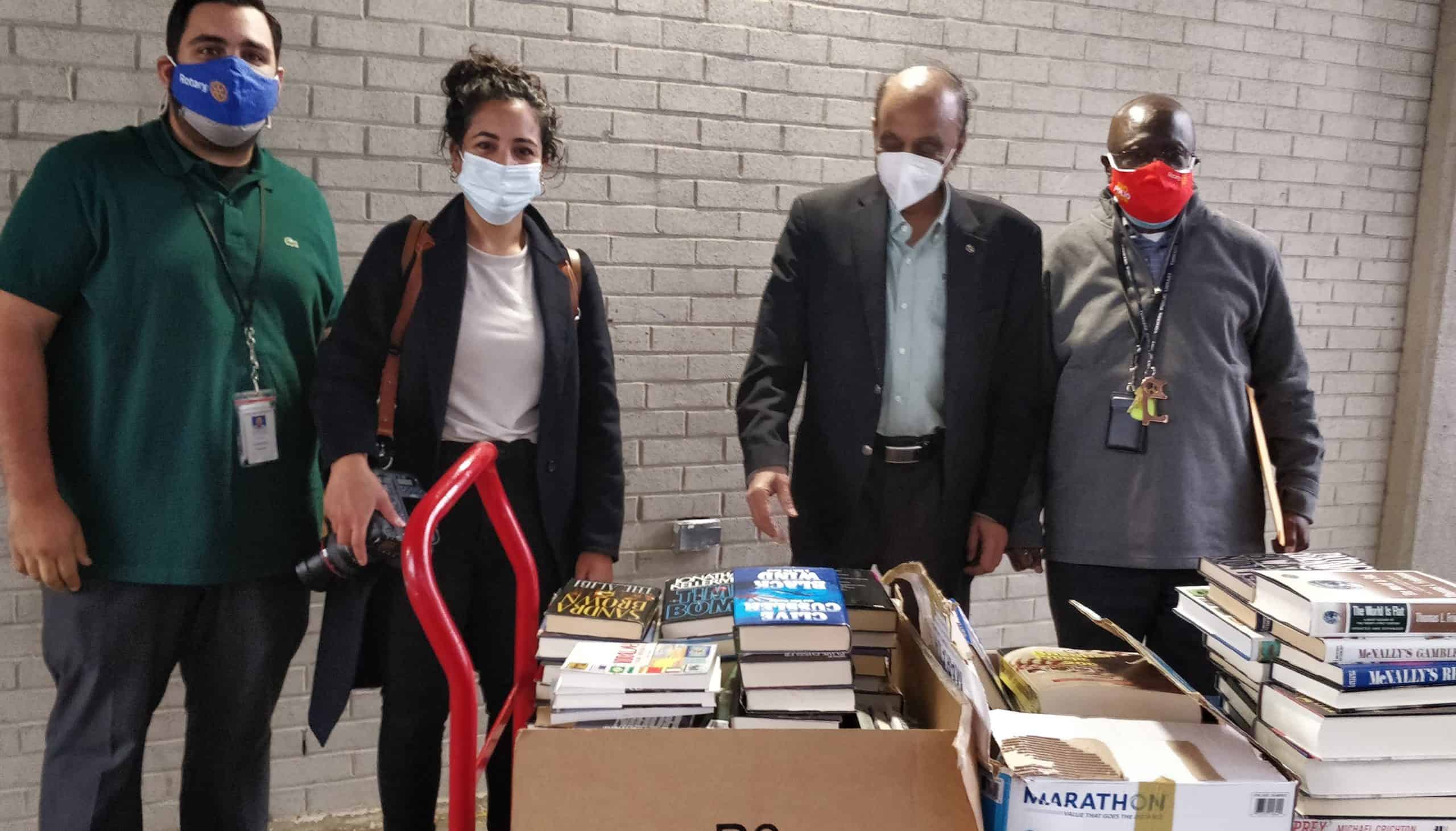 Yonkers Rotary Donates Books to Library Yonkers Rotary Donates Books to Library