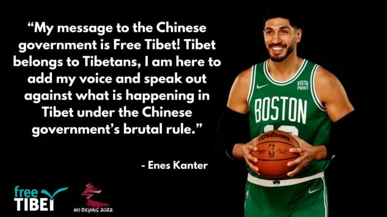 We Support NBA Star Enes Kanter for Standing Up to Chinese Communist Party!