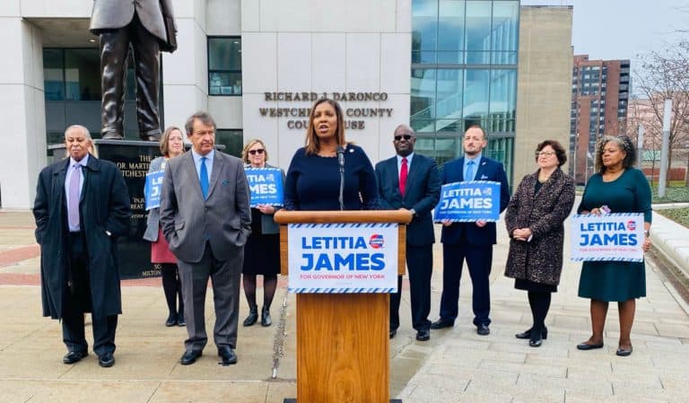Westchester County Exec. Latimer Endorses Tish James for Governor; Dep. County Exec. Jenkins & 12 BOL’s Also Back James