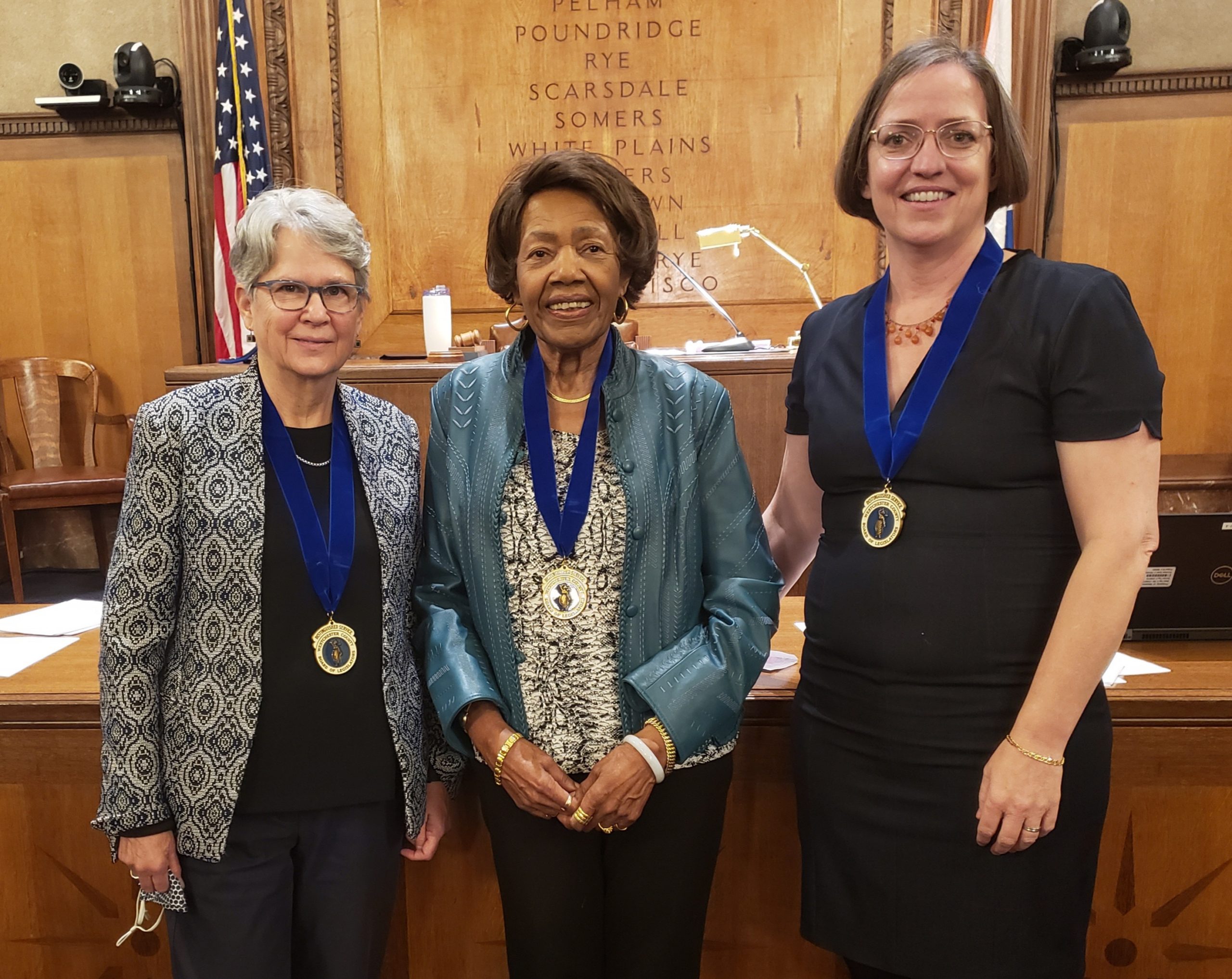 Three Departing County Legislators Honored With Distinguished Service 