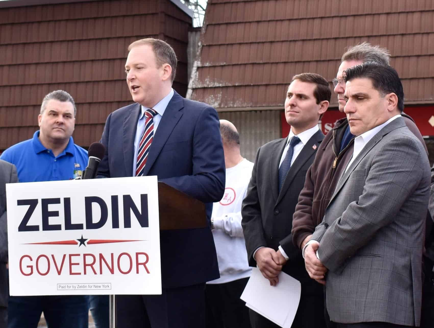 NY GOP Candidate for Governor Lee Zeldin in Yorktown Opposing Mask Mandate NY GOP Candidate for Governor Lee Zeldin in Yorktown Opposing Mask Mandate