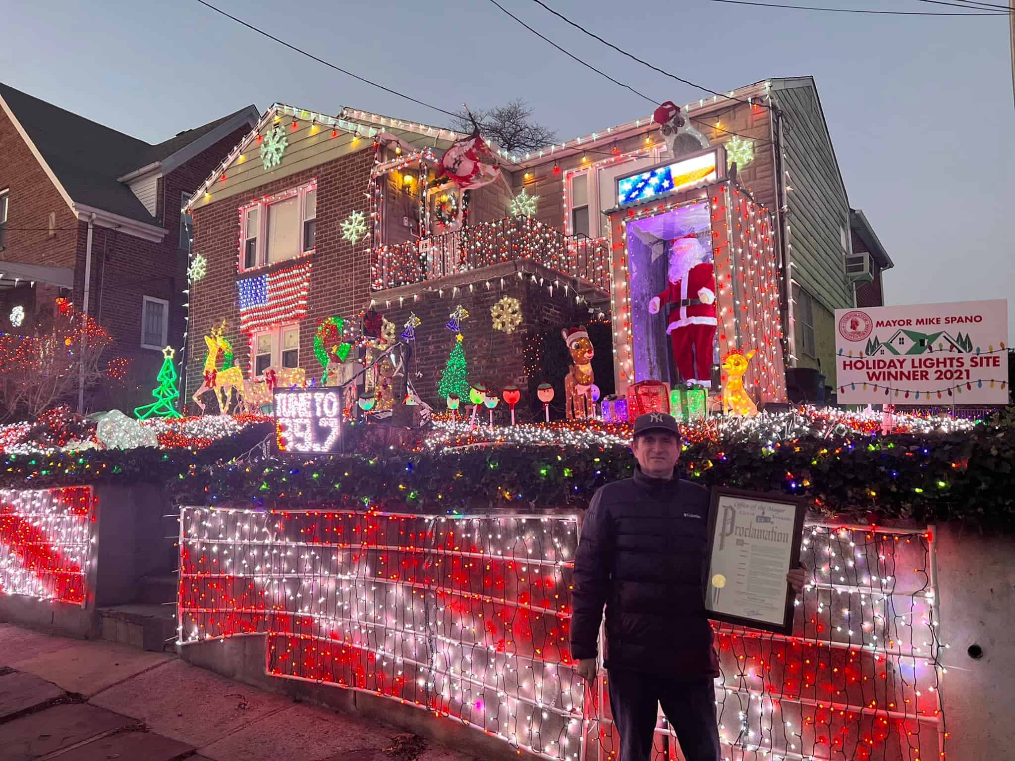 Congratulations PJ Foley, Winner of 2021 Yonkers Holiday Lights Contest Congratulations PJ Foley, Winner of 2021 Yonkers Holiday Lights Contest
