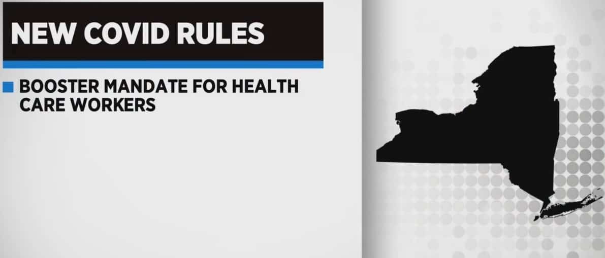 Governor Hochul: Health Care Workers Require Booster Dose; Booster Also Recommended for 12-15 Year Olds Governor Hochul: Health Care Workers Require Booster Dose; Booster Also Recommended for 12-15 Year Olds
