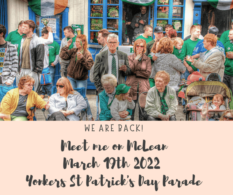The Yonkers St. Patrick’s Day Parade Will Return March 19, 2022 on McLean Ave!