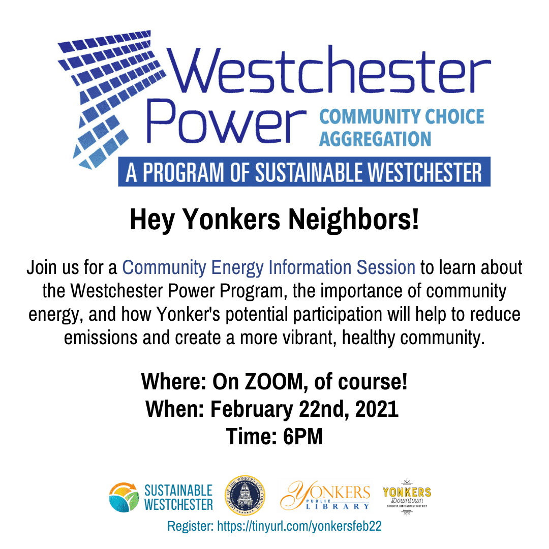 Congrats Yonkers; You’ve been Awarded the Power to Choose Your Energy Supply Congrats Yonkers; You’ve been Awarded the Power to Choose Your Energy Supply