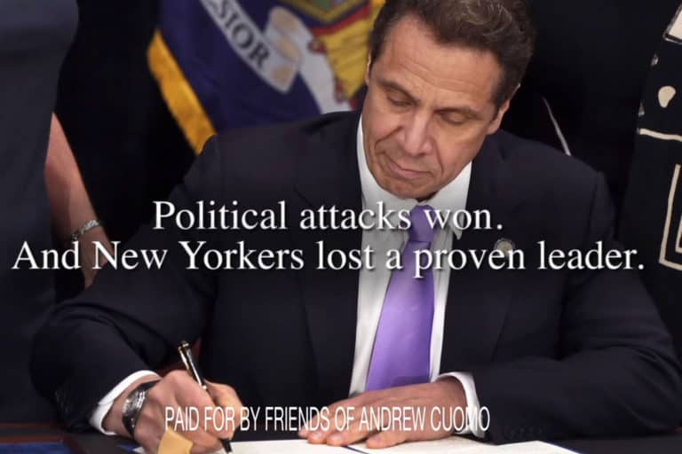 Womens Groups Say ‘Shame on You’ to Andrew Cuomo’s TV Ads