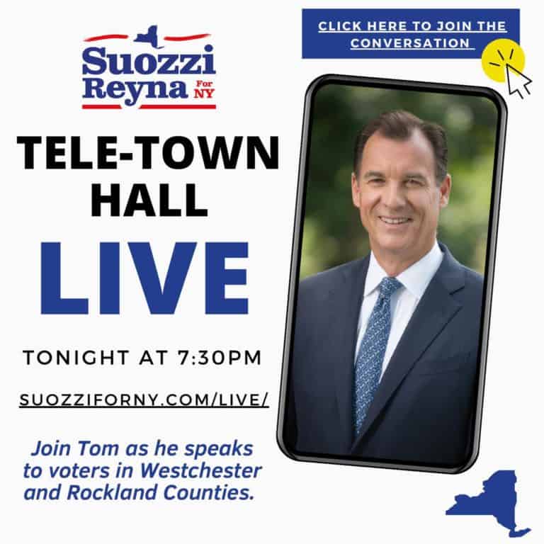 Tom Suozzi Brings Campaign for Governor to Westchester