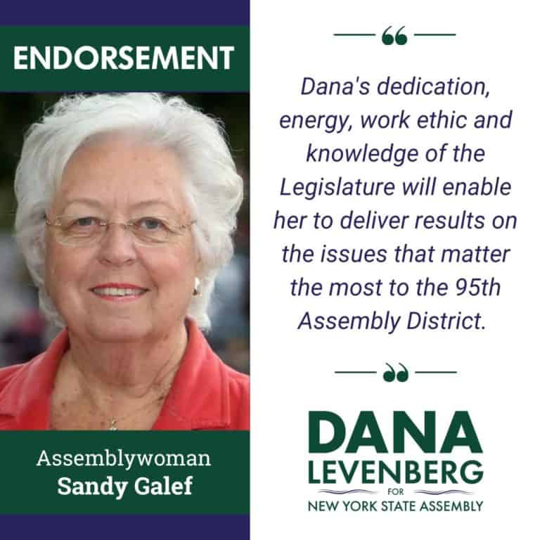 Galef Endorses Levenberg to Replace Her in Assembly