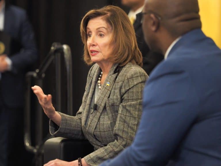 Pelosi Comes to Riverdale to Campaign With Congressman Jamaal Bowman