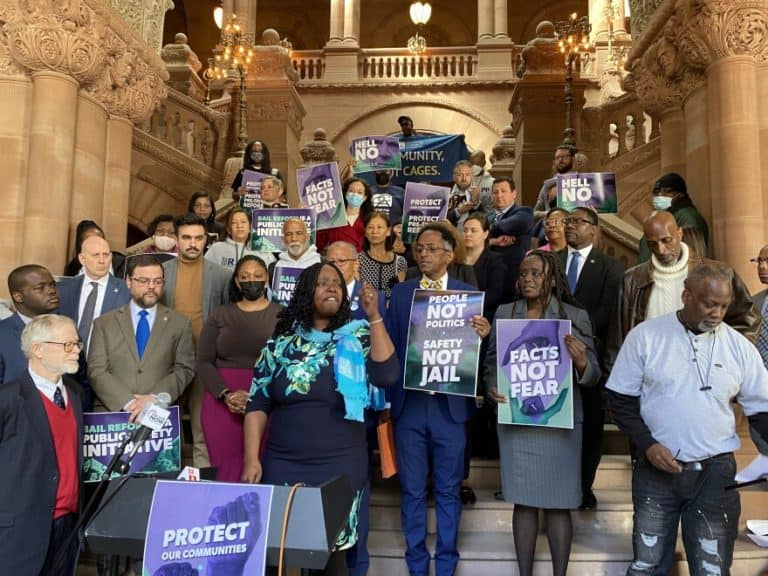 Supporters of Keeping Bail Reforms Rise Up Against Governor Hochul