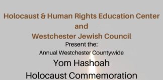 Westchester Holocaust Commemoration Ceremony April 28