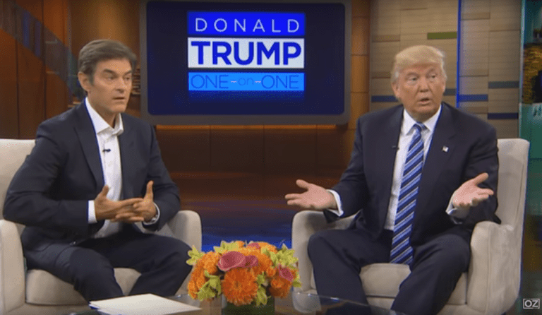 Trump Endorses Dr. Oz for U.S. SenatePennsylvania