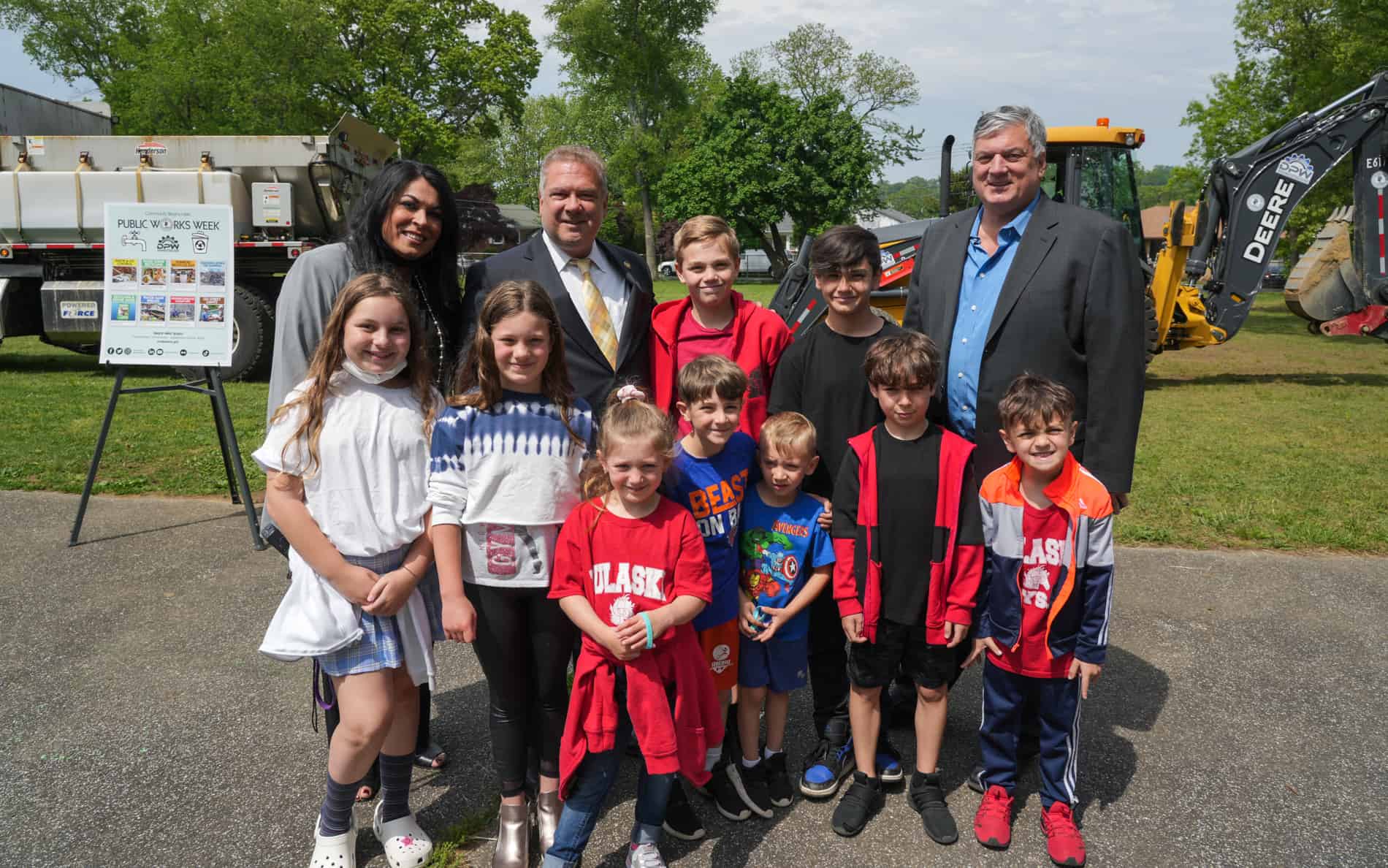Yonkers Celebrates DPW Day with Pulaski Students Yonkers Celebrates DPW Day with Pulaski Students