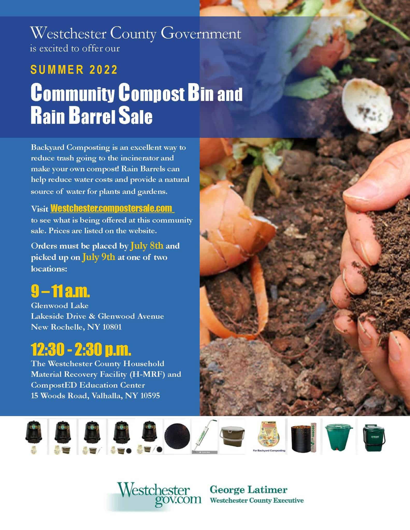 Westchester County to Sell Compost Bins and Rain Barrels This Summer Westchester County to Sell Compost Bins and Rain Barrels This Summer