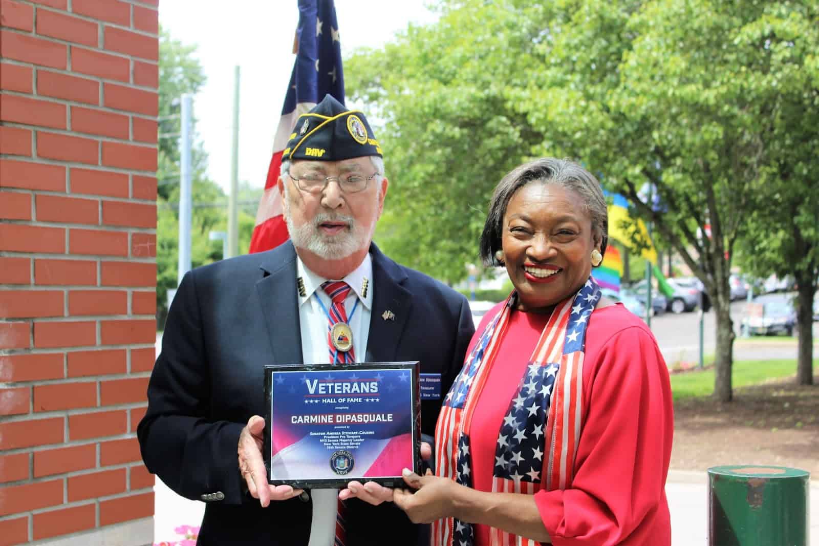Senate Majority Leader Stewart-Cousins Honors Greenburgh Resident Carmine DiPasquale for Veterans Hall of Fame Senate Majority Leader Stewart-Cousins Honors Greenburgh Resident Carmine DiPasquale for Veterans Hall of Fame