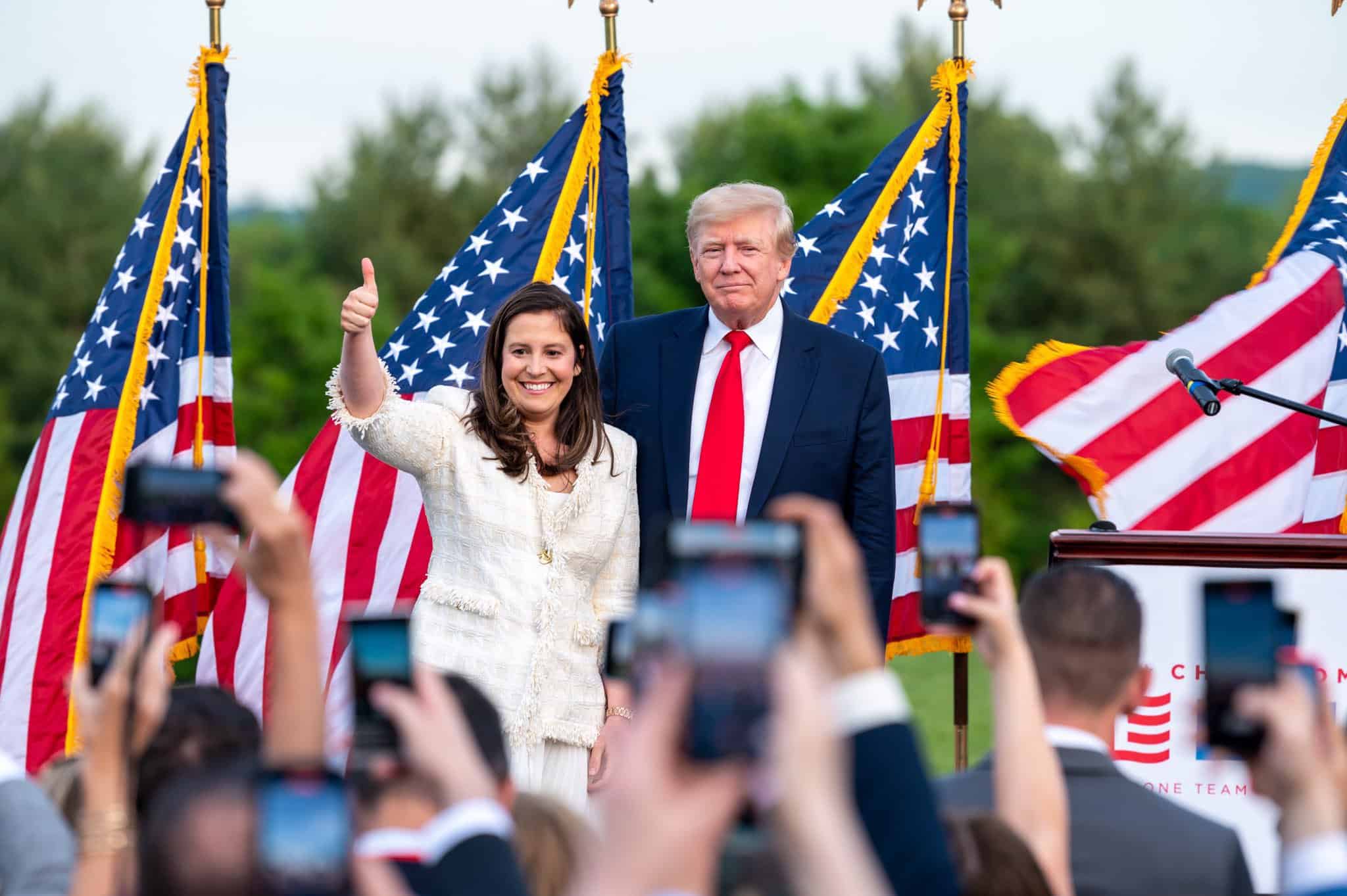 Trump Raises $1M for GOP Congressional Candidates with Stefanik in Westchester Trump Raises $1M for GOP Congressional Candidates with Stefanik in Westchester
