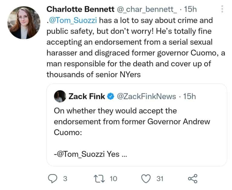 Was Suozzi Wrong in Accepting Cuomo’s Fictitious Endorsement?