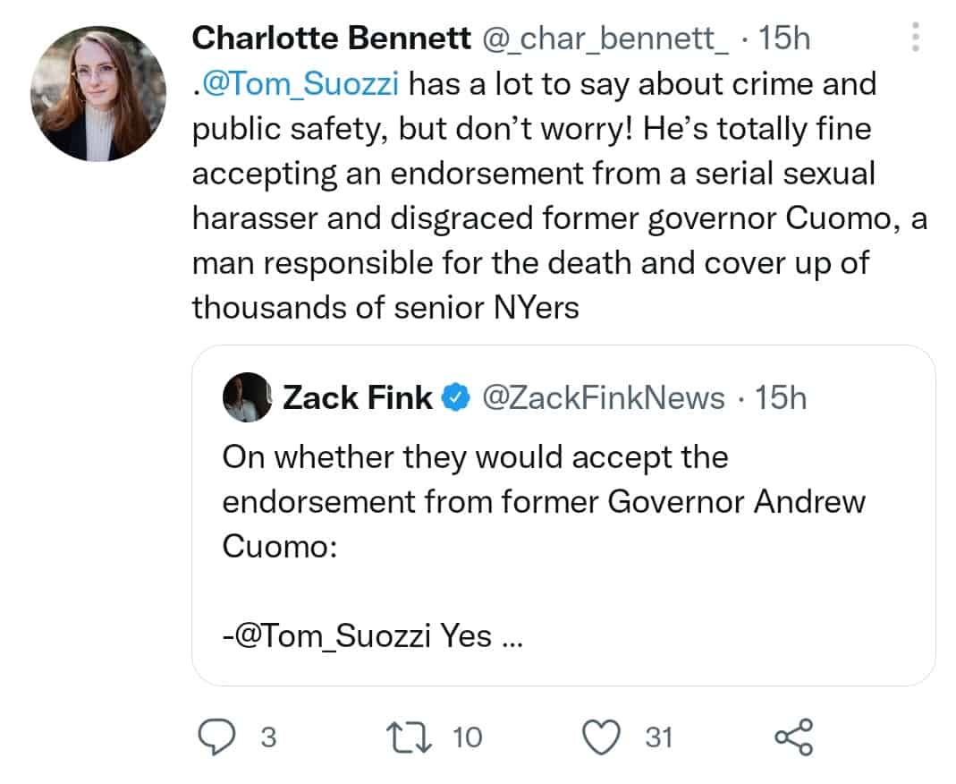 Was Suozzi Wrong in Accepting Cuomo’s Fictitious Endorsement? Was Suozzi Wrong in Accepting Cuomo’s Fictitious Endorsement?