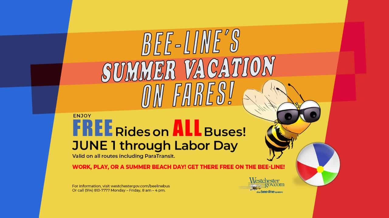 Westchester BeeLine Buses FREE All Summer Long! Yonkers Times